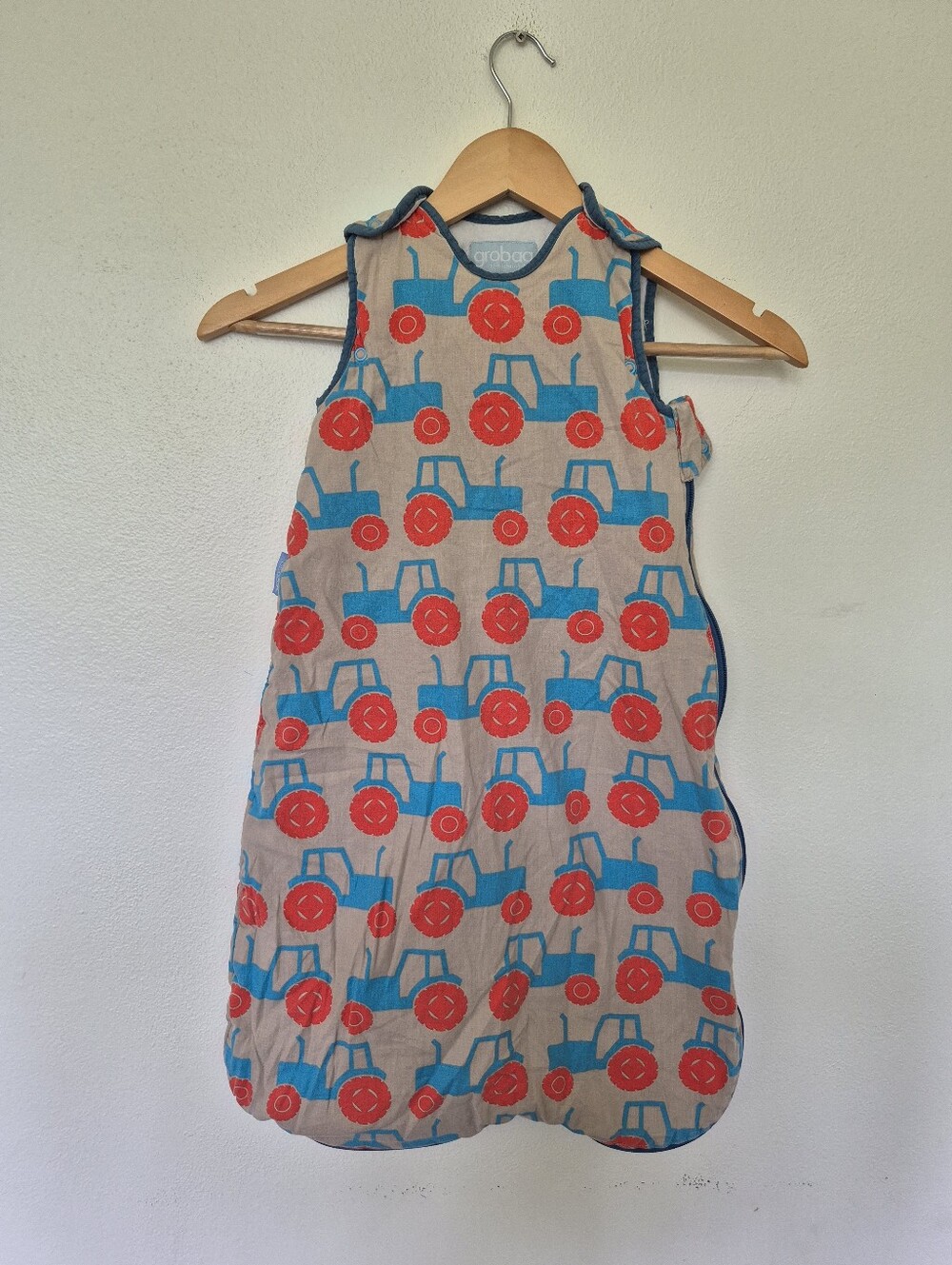 100% Cotton Tractor Print Baby Sleep Sack 0-6 Months Grobag